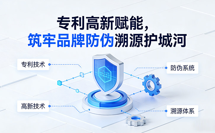 專(zhuān)利高新賦能，筑牢品牌防偽溯源護(hù)城河