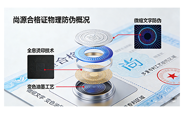 上海尚源防偽打造品質(zhì)憑證安全防線
