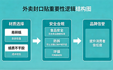 外賣封口貼材質(zhì)怎么選？易碎紙、紙質(zhì)不干膠成行業(yè)優(yōu)選