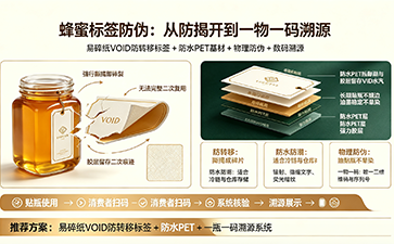 蜂蜜產(chǎn)品如何定制防偽標簽？蜂產(chǎn)品防偽方案詳解