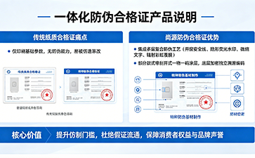 防偽合格證一體化解決方案，規(guī)范品控溯源雙重保障